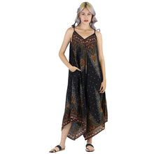 Load image into Gallery viewer, Peacock Women&#39;s Jumpsuit in Black JP0069 020042 06