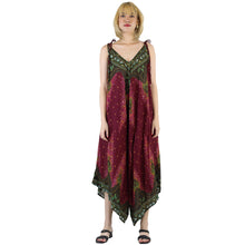Load image into Gallery viewer, Peacock Women&#39;s Jumpsuit in Red JP0069 020042 02