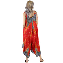Load image into Gallery viewer, Peacock Women&#39;s Jumpsuit in Red JP0069 020168 07