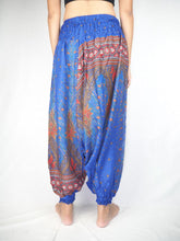 Load image into Gallery viewer, Peacock Unisex Aladdin drop crotch pants in Bright Navy PP0056 020007 03