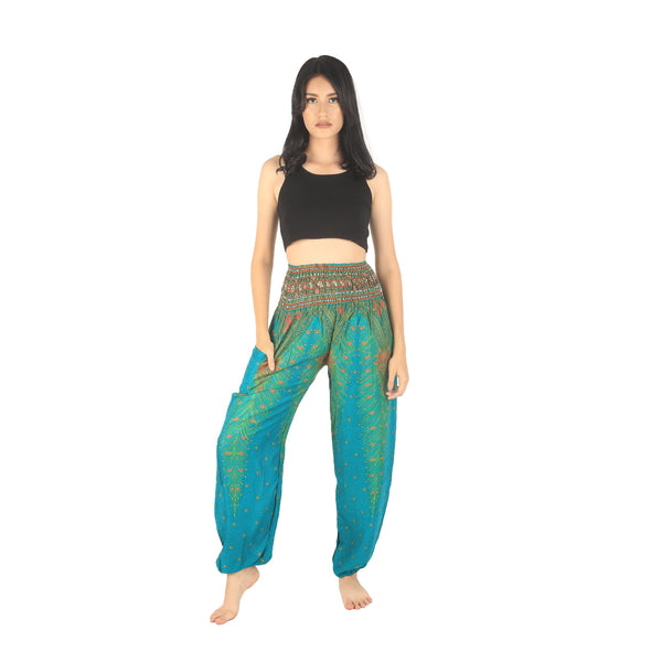 Peacock women harem pants in Bright green PP0004 020008 04