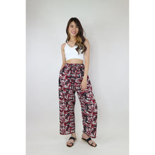 Load image into Gallery viewer, Peony Women&#39;s Lounge Drawstring Pants in Red PP0216 130028 03
