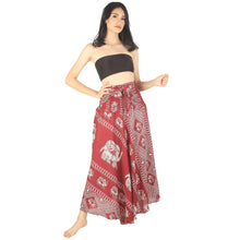 Load image into Gallery viewer, Pirate Elephant Women&#39;s Bohemian Skirt in Red SK0033 020023 02