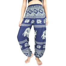 Load image into Gallery viewer, Pirate elephant 23 women harem pants in Navy PP0004 020023 04