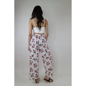 Poppy Women's Lounge Drawstring Pants in White PP0216 130011 01