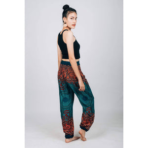 Princess Mandala Women Harem Pants in Green PP0004 020030 02