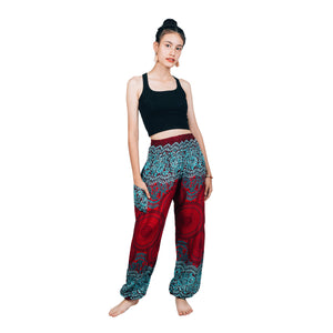 Princess Mandala Women Harem Pants in Red PP0004 020030 01