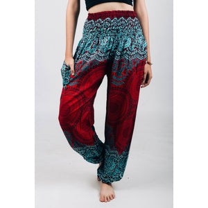 Princess Mandala Women Harem Pants in Red PP0004 020030 01