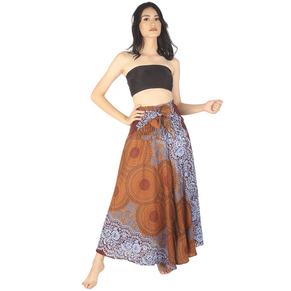 Princess Mandala Women's Bohemian Skirt in Mustard SK0033 020030 04