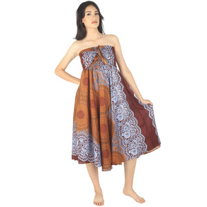 Princess Mandala Women's Bohemian Skirt in Mustard SK0033 020030 04
