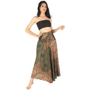 Princess Mandala Women's Bohemian Skirt in Olive SK0033 020030 03