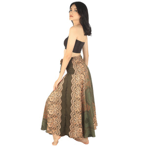 Princess Mandala Women's Bohemian Skirt in Olive SK0033 020030 03