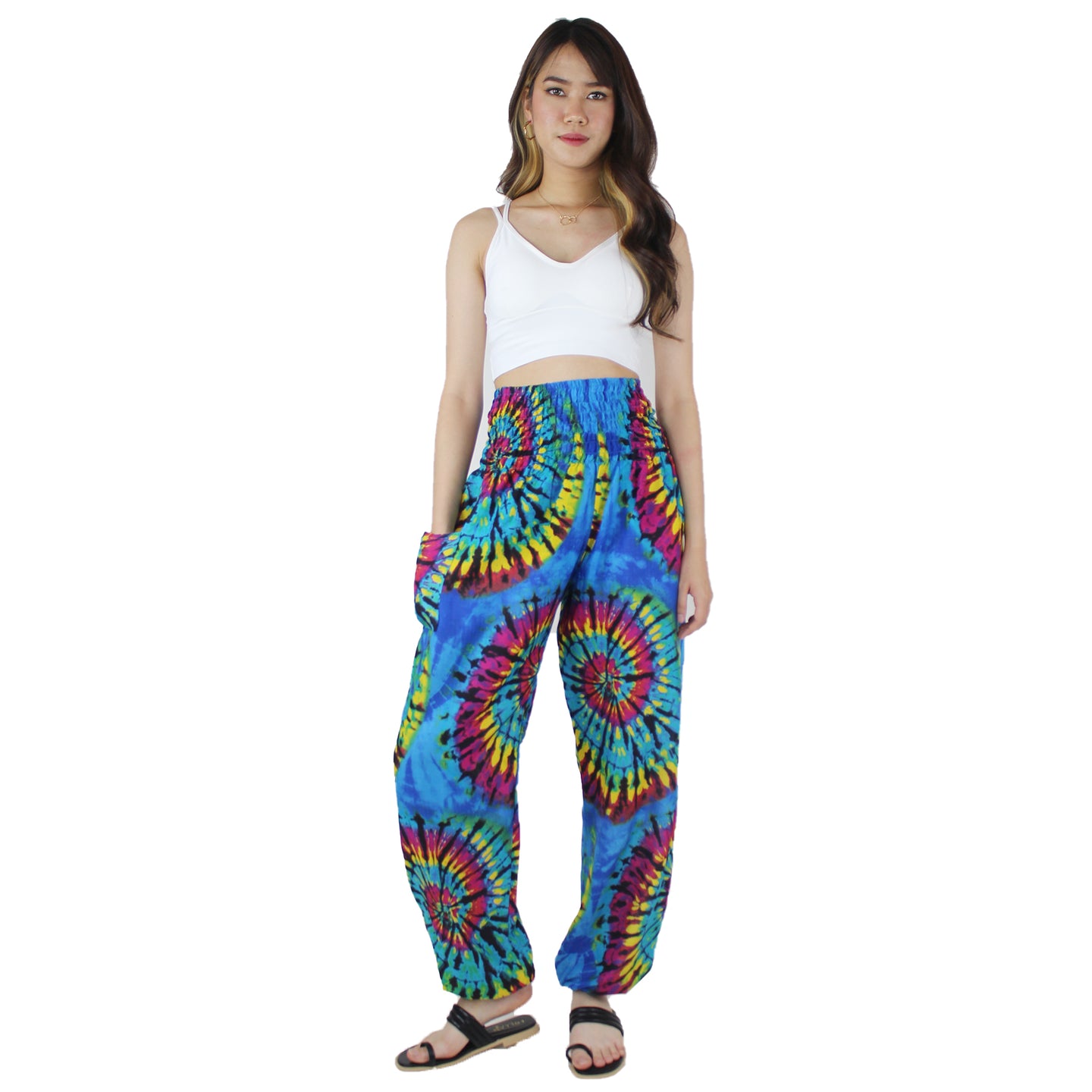 Psychedelic Women's Harem Pants in Blue PP0004 020238 01