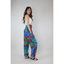 Load image into Gallery viewer, Psychedelic Women&#39;s Harem Pants in Blue PP0004 020238 01