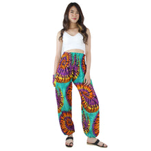 Load image into Gallery viewer, Psychedelic Women&#39;s Harem Pants in Green PP0004 020238 03