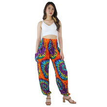 Load image into Gallery viewer, Psychedelic Women&#39;s Harem Pants in Orange PP0004 020238 05