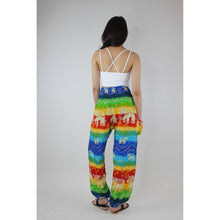 Load image into Gallery viewer, Rainbow Elephant Women&#39;s Harem Pants in Blue PP0004 020235 02