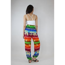 Load image into Gallery viewer, Rainbow Elephant Women&#39;s Harem Pants in Purple PP0004 020235 04