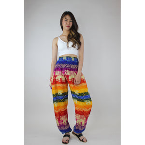 Rainbow Elephant Women's Harem Pants in Yellow PP0004 020235 01