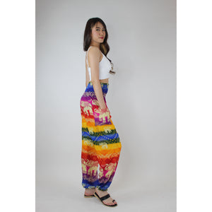 Rainbow Elephant Women's Harem Pants in Yellow PP0004 020235 01