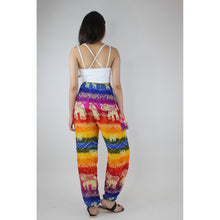 Load image into Gallery viewer, Rainbow Elephant Women&#39;s Harem Pants in Yellow PP0004 020235 01