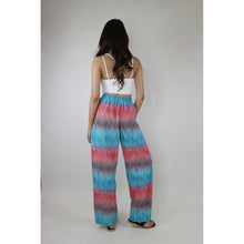 Load image into Gallery viewer, Rainbow Tiedye Women&#39;s Lounge Drawstring Pants in Blue PP0216 130130 03