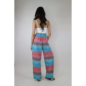 Rainbow Tiedye Women's Lounge Drawstring Pants in Blue PP0216 130130 03