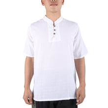 Load image into Gallery viewer, Solid Color Men&#39;s T-Shirt in White SH0173 010000 04