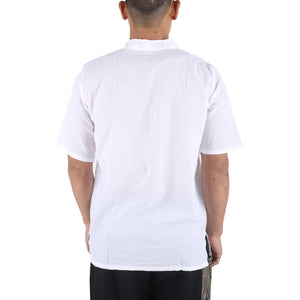 Solid Color Men's T-Shirt in White SH0173 010000 04