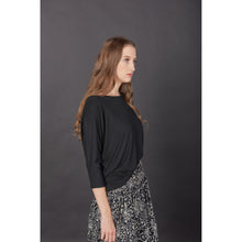 Load image into Gallery viewer, Solid Color Women&#39;s T-Shirt in Black SH0180 070000 10