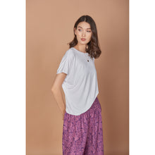 Load image into Gallery viewer, Solid Color Women&#39;s T-Shirt in White SH0181 070000 04