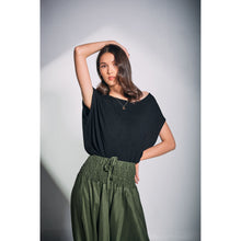 Load image into Gallery viewer, Solid Color Women&#39;s T-Shirt in Black SH0183 070000 10