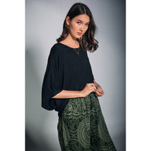 Load image into Gallery viewer, Solid Color Women&#39;s T-Shirt in Black SH0184 070000 10