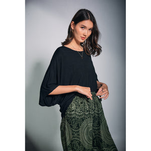 Solid Color Women's T-Shirt in Black SH0184 070000 10