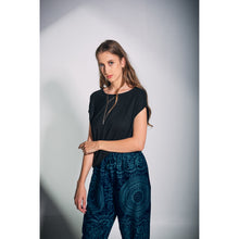 Load image into Gallery viewer, Solid Color Women&#39;s T-Shirt in Black SH0188 070000 10
