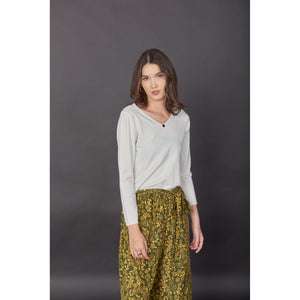 Solid Color Women's T-Shirt in White SH0189 010000 04
