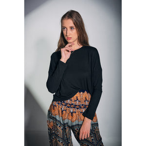 Solid Color Women's T-Shirt in Black SH0191 070000 10