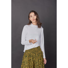 Load image into Gallery viewer, Solid Color Women&#39;s T-Shirt in White SH0192 070000 04