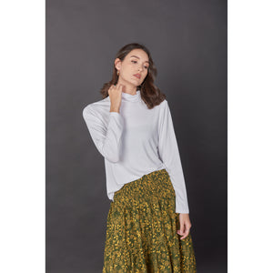 Solid Color Women's T-Shirt in White SH0192 070000 04