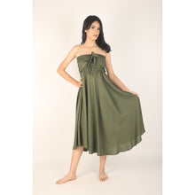 Load image into Gallery viewer, Solid Color Women&#39;s Bohemian Skirt in Olive SK0033 020000 13