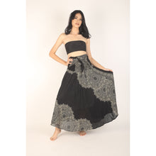 Load image into Gallery viewer, Floral Mandala Women&#39;s Bohemian Skirt in Black SK0033 020036 02