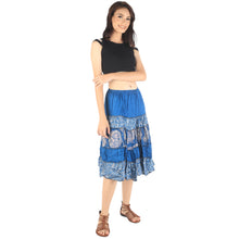 Load image into Gallery viewer, Floral Classic Women Mini Skirts in Blue SK0061 020098 02