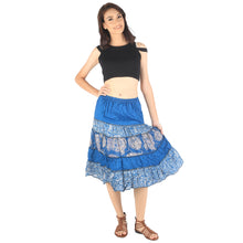 Load image into Gallery viewer, Floral Classic Women Mini Skirts in Blue SK0061 020098 02