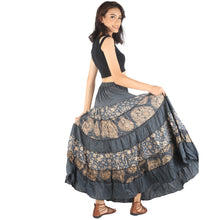 Load image into Gallery viewer, Floral Classic Women Skirts in Gray SK0067 020098 06