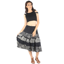 Load image into Gallery viewer, Floral Classic Women Mini Skirts in Black SK0061 020098 08