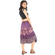 Load image into Gallery viewer, Floral Classic Women Mini Skirts in Purple SK0061 020098 10