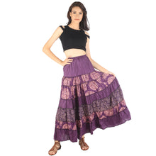 Load image into Gallery viewer, Floral Classic Women Skirts in Purple SK0067 020098 10