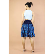 Load image into Gallery viewer, Peacock Heaven 58 Women&#39;s Skirt in Navy SK0090 020058 03