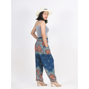 Side sunflower 141 women harem pants in Ocean blue PP0004 020141 02