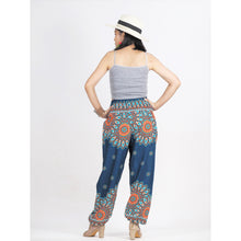 Load image into Gallery viewer, Side sunflower 141 women harem pants in Ocean blue PP0004 020141 02